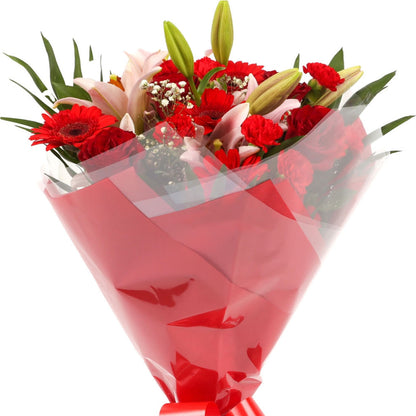 A Red Floral Fancy Bouquet