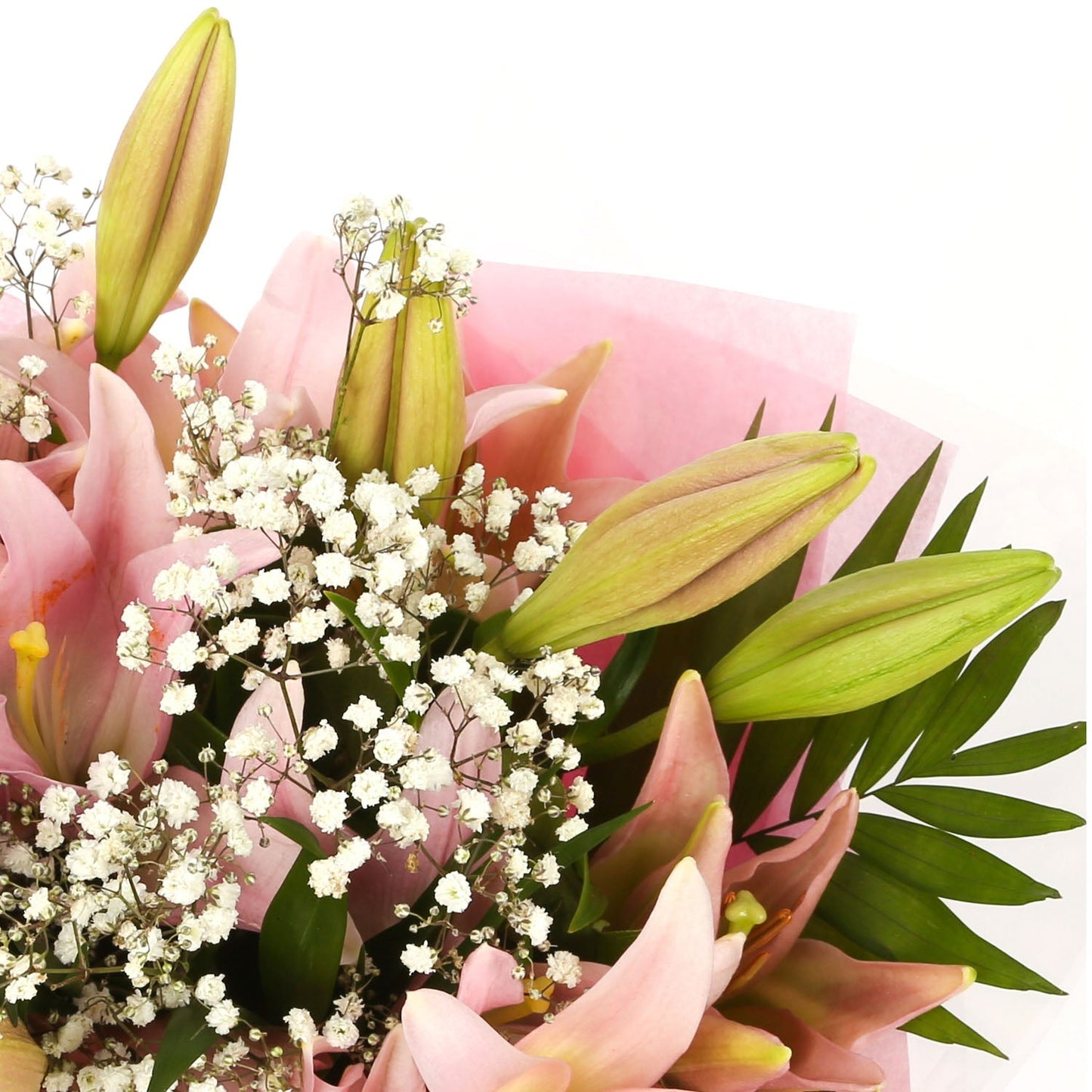 A Classic Pink Lilies Bouquet