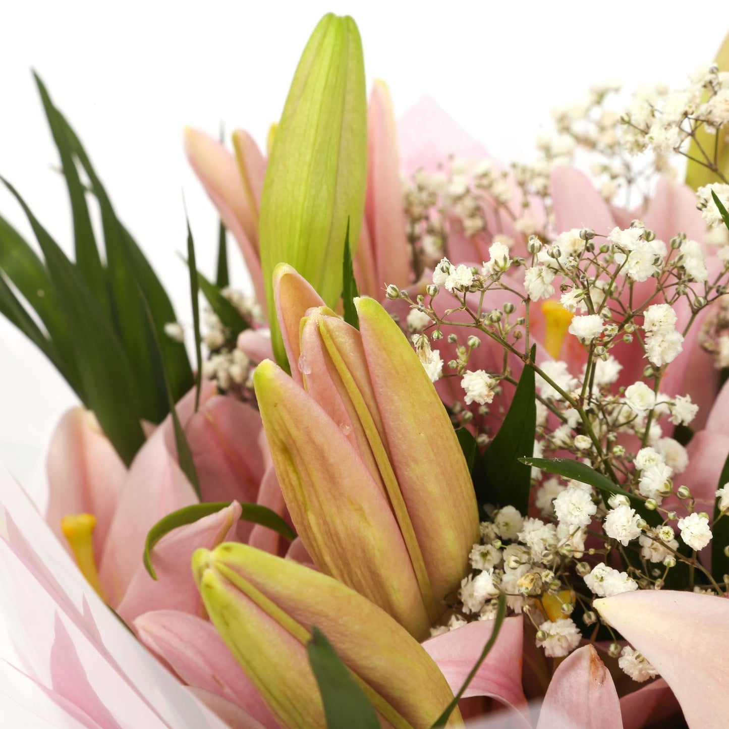 A Classic Pink Lilies Bouquet