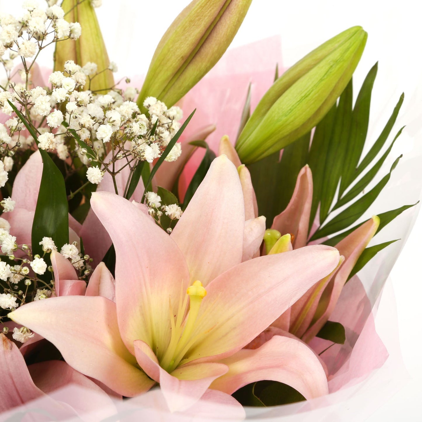 A Classic Pink Lilies Bouquet