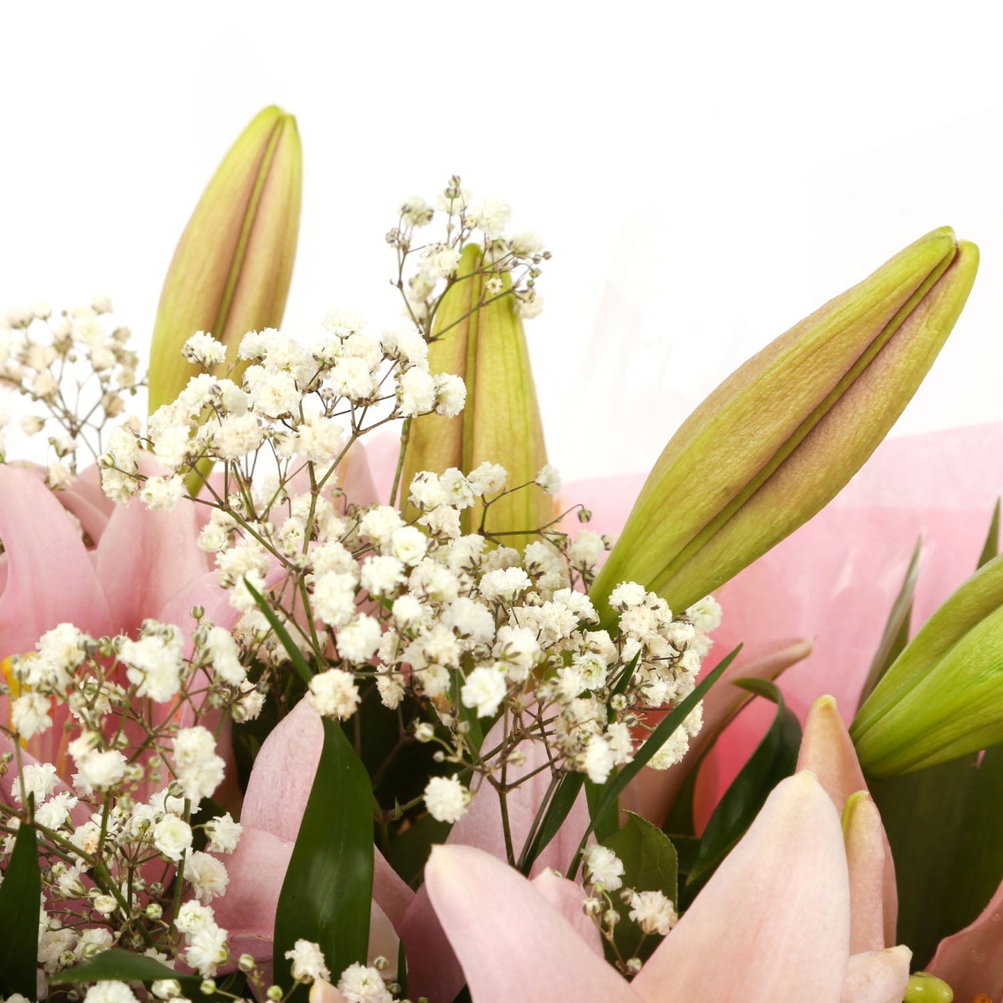 A Classic Pink Lilies Bouquet