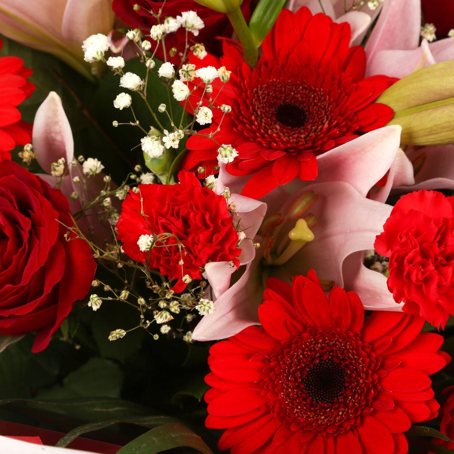 A Red Floral Fancy Bouquet