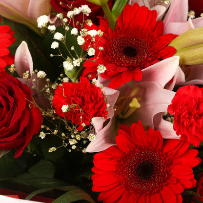 A Red Floral Fancy Bouquet