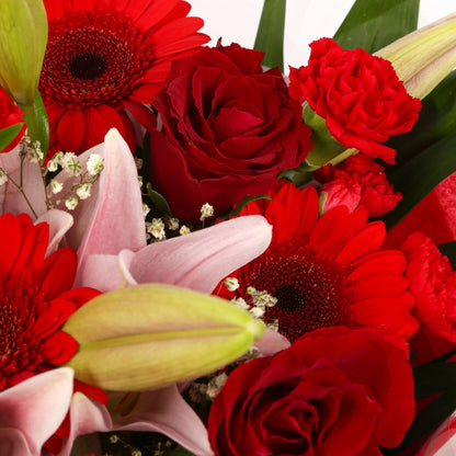 A Red Floral Fancy Bouquet