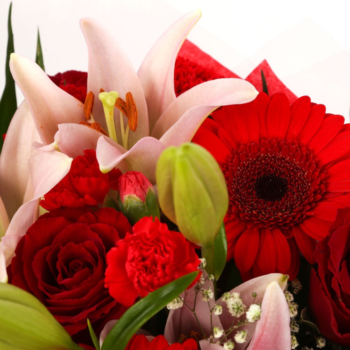 A Red Floral Fancy Bouquet